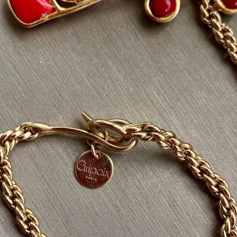 NWT Gripoix Paris- custom made The Jungle Book Big Elephant necklace - Picture 5 of 10